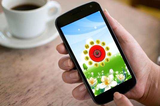 Flower Clock Live Wallpaper скриншот 1