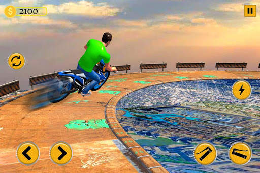 Mega Ramp GT Bike Stunts Racing Challenge screenshot 1