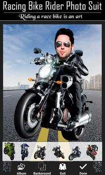 Men Racing Bike Rider Photo Suit screenshot 3
