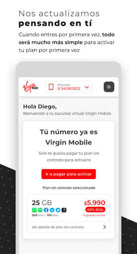 Virgin Mobile Chile screenshot 1