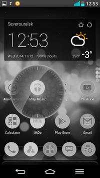 NEXT LAUNCHER THEME CirclesWHT screenshot 2