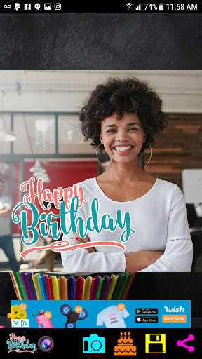 Happy Birthday Camera screenshot 4
