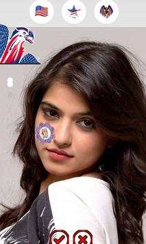 USA Flag Face Maker screenshot 11