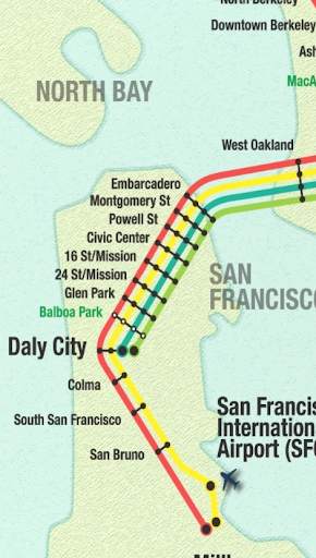Bart Maps screenshot 1