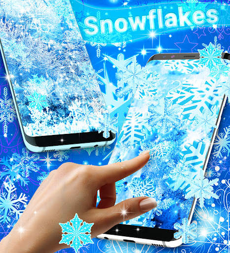 Snowflakes live wallpaper screenshot 3