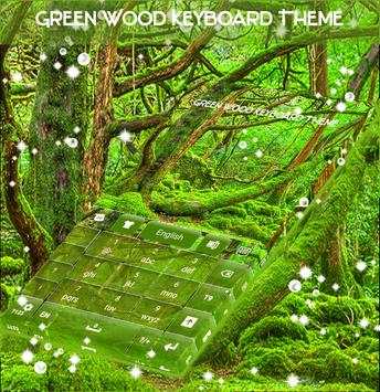 Green Wood Keyboard Theme screenshot 5