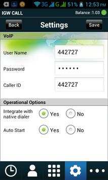 IGW CALL (Itel) Mobile Dialer screenshot 3