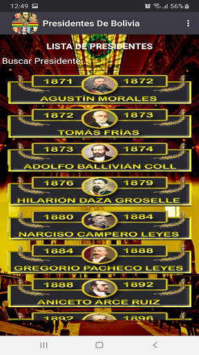 Presidentes De Bolivia screenshot 6