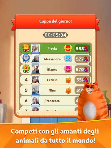 🔥Kitty Scramble: Pile di parole screenshot 10