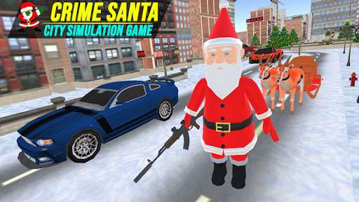 Santa Claus Rope hero Crime City Action Game screenshot 2