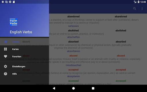 English Verbs screenshot 11