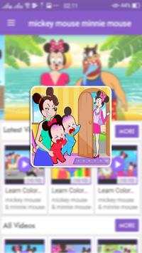 Mickey Mouse and Minnie Mouse Cartoon for Kids screenshot 3