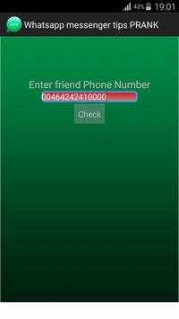 Hack WhatsApp Messenger Tips prank screenshot 3