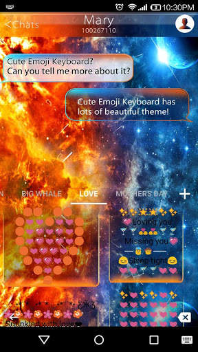 Ice & Fire Emoji Keyboard for Android GO screenshot 6