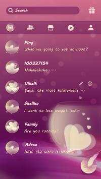 GO SMS DREAM OF LOVE THEME screenshot 2