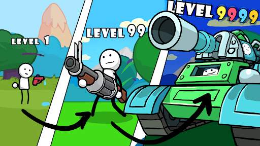 One Gun: Stickman jeux screenshot 1