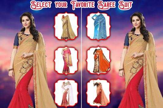 Woman Fashion Saree Photo Suit screenshot 5