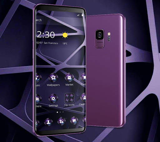 Purple Metal Framework Theme screenshot 3