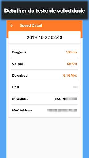 Teste de velocidade - Teste de velocidade na WiFi screenshot 4