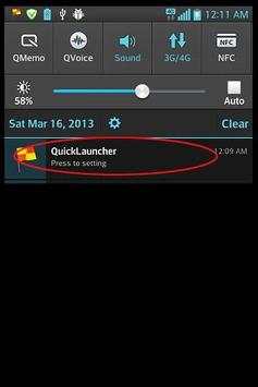 Quick Launcher screenshot 1