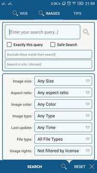 Advanced Search screenshot 2