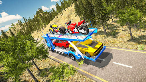 Euro Truck Car Transporter Driver Game screenshot 3