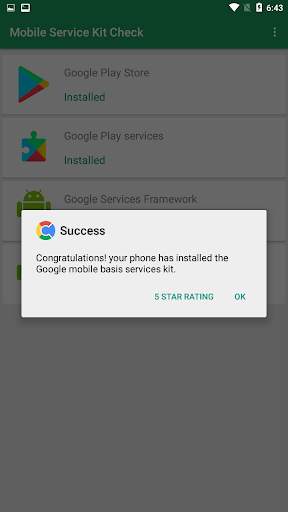 Mobile Services Kit Install Check screenshot 2