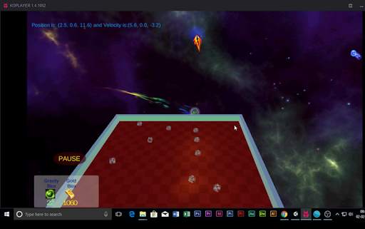🌌 Golden Galaxy 💫 Interstellar Sandbox Puzzle 🎡 screenshot 1