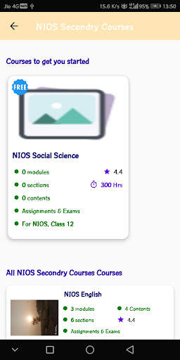 NIOS Education скриншот 2