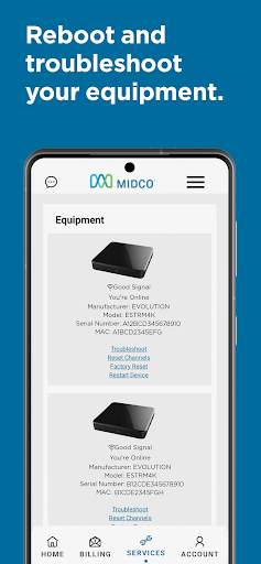 Midco My Account screenshot 4