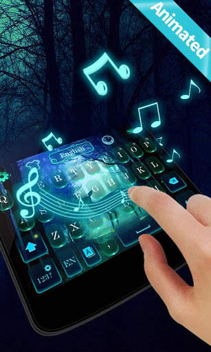 Deep Forest GO Keyboard Animated Theme screenshot 4