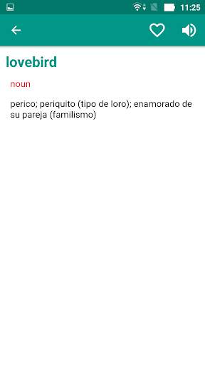 Spanish English offline dict. скриншот 5