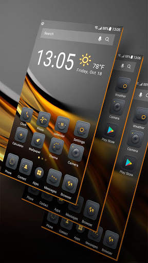 Blackgold Launcher theme for you screenshot 3