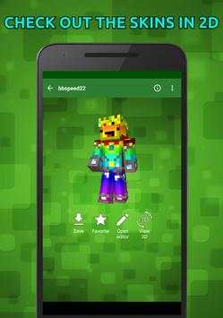Popular Skins for Minecraft in 3D screenshot 7