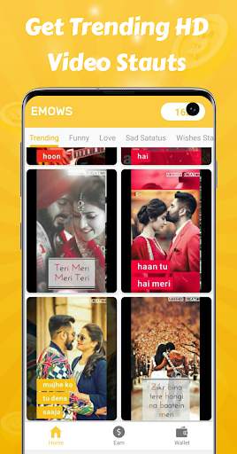 EMOWS - Watch , Spin , Scratch & Earn स्क्रीनशॉट 6