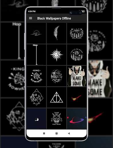 Black Wallpapers Offline screenshot 8