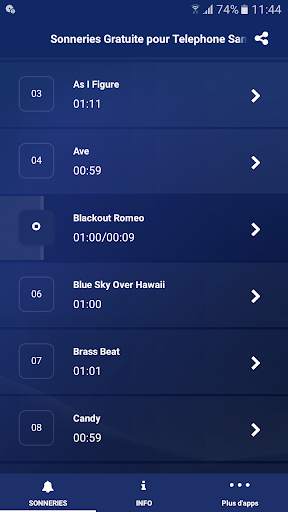 Sonneries Gratuite pour Telephone Samsung S8™ screenshot 2