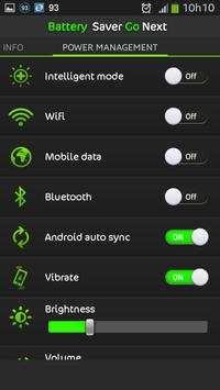 Ahorro de Batería Pro Go Next screenshot 4
