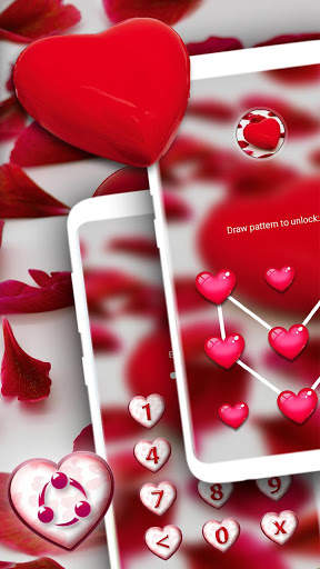 Red Heart Theme Launcher screenshot 5