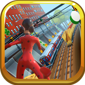 Subway Lady bug Adventure Running Game 3D icon