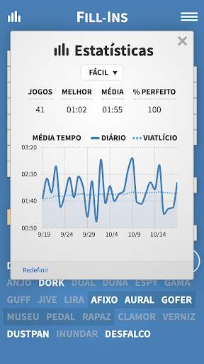 Fill-Ins · Jogos de Palavras screenshot 3