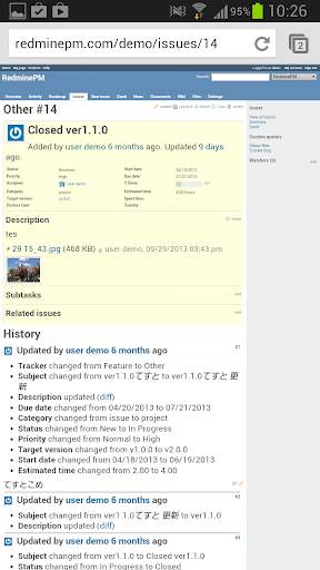 RedminePM - Redmine Client App screenshot 7