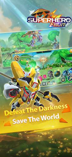 Superhero Fruit: Robot Fight screenshot 2