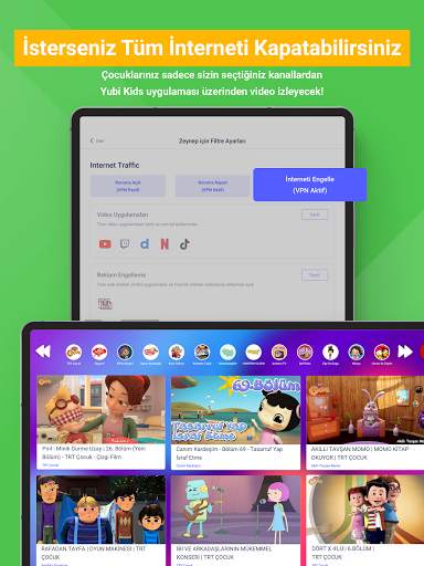 Güvenli Çocuk Videoları: Yubi Kids screenshot 16