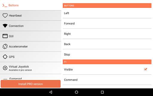 Wifi Device Control Free - To control robots! screenshot 10