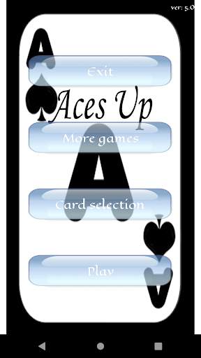 Aces Up Solitaire Kartenspiel screenshot 1