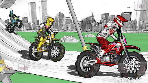 Dirt Bike Sketchy Race screenshot 2