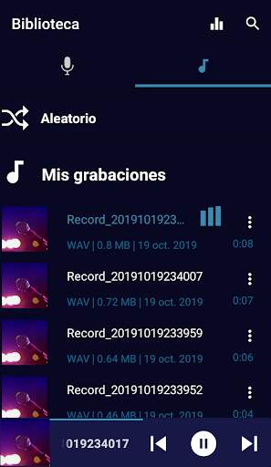 Highsound: Grabadora de Audio 4 تصوير الشاشة