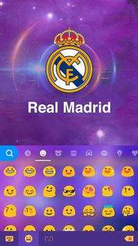 Real Madrid Galactical Keyboard Theme screenshot 2