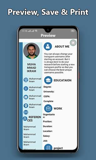 CV Maker - Resume Builder Free with PDF Templates screenshot 8